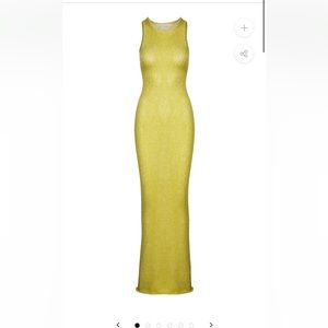 NATALIA DRESS - CHARTREUSE SEQUIN ASTA RESORT